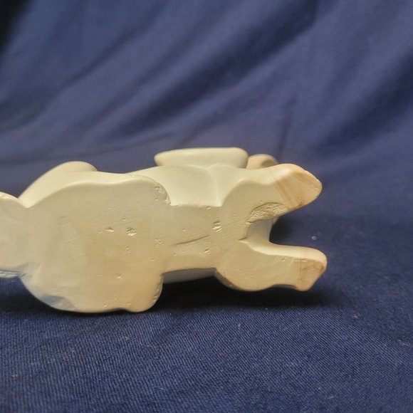 Dog Figurine Soapstone Laying Long Ears Stone - Picture 6 of 10